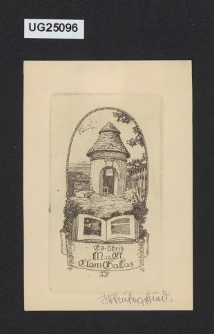 Ex libris M. und El. Clam Gallas