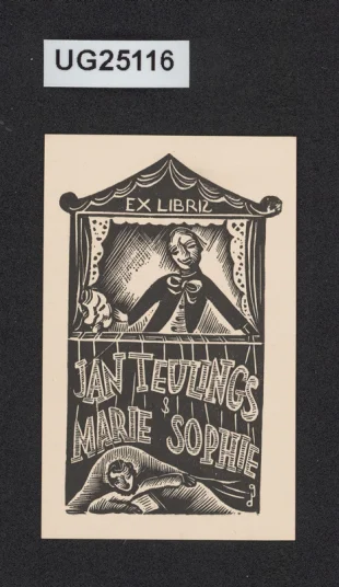 Ex libris Jan Teulings/ Marie et Sophie