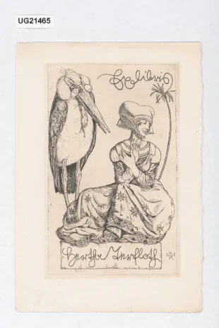 Exlibris Hertha Merfloth