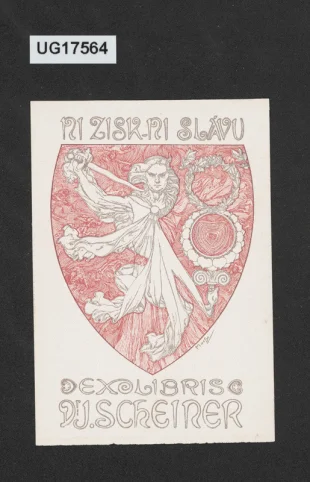 Ex libris Dr. J. Scheiner
