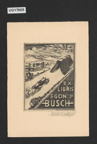 Ex libris Egon Busch