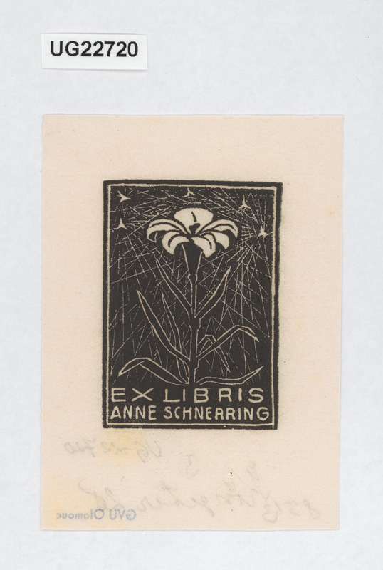 Ex libris Anne Schnerring