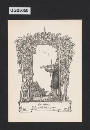 Ex libris Eduard Kayser