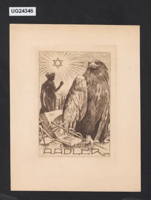 Ex libris A. Adler