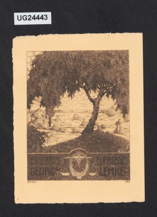 Ex libris Georg u. Elfriede Lenike