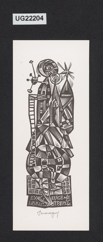 Ex libris Eugène Strens