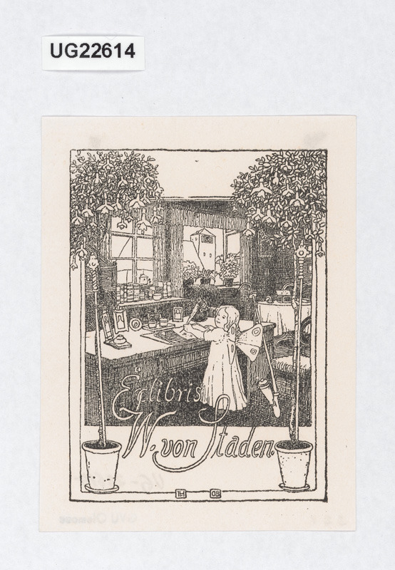 Ex libris W. von Staden
