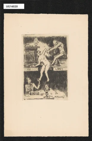 Ex libris Dr. M. Novotný
