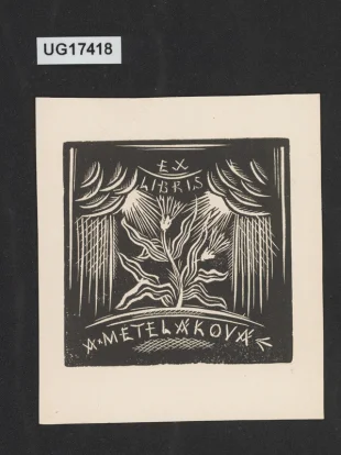 Ex libris A. Meteláková