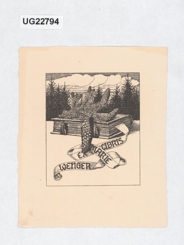 Ex libris Marie Wenger