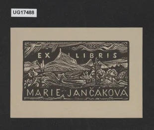 Ex libris Marie Jančáková