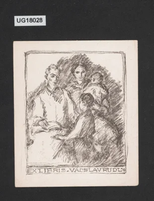 Exlibris Vácslav Rudl