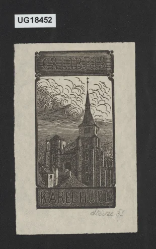 Exlibris Karel Hudl