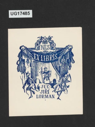 Ex libris JUC. Jiří Lorman