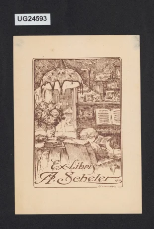Ex libris A. Scheler