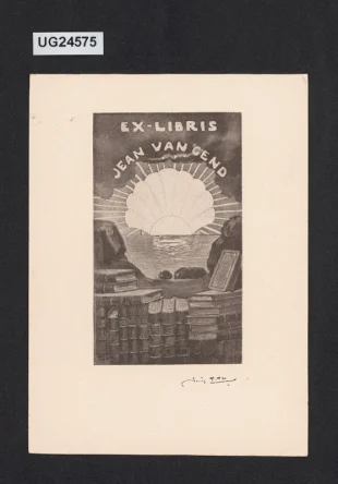 Ex libris Jean van Gend