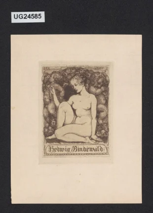 Ex libris Hedwig Bindewald