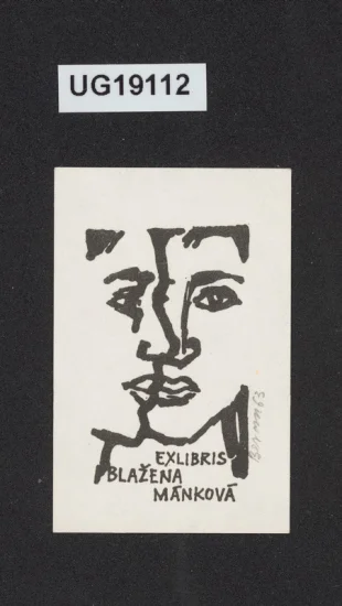 Exlibris Blažena Mánková