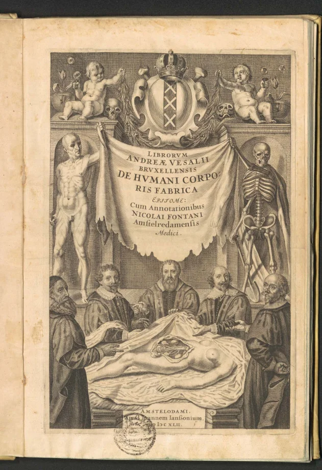 LIBRORVM ANDREAE VESALII BRVXELLENSIS DE HVMANI CORPORIS FABRICA EPITOME 