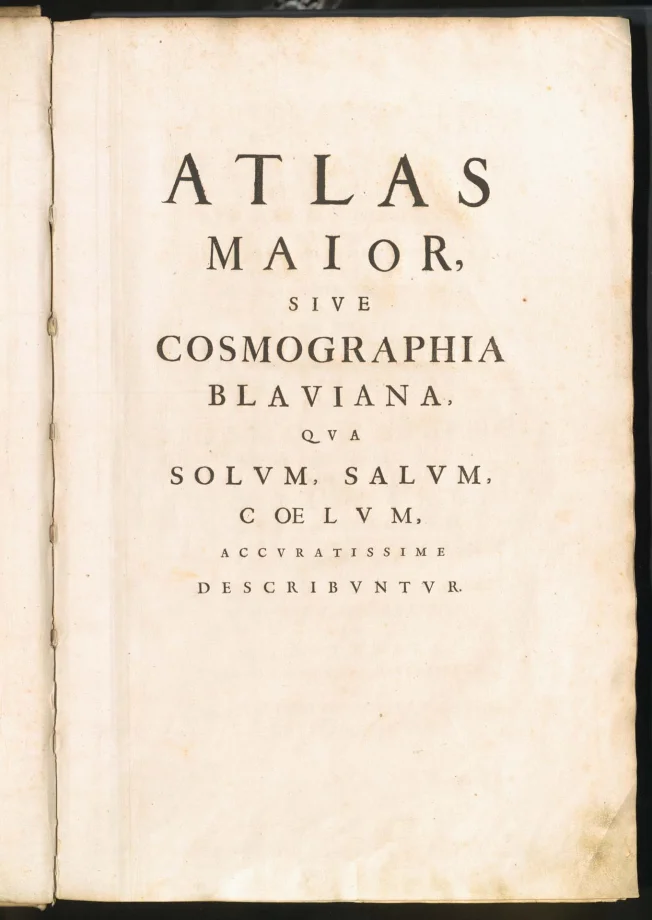 GEOGRAPHIA, QVAE EST COSMOGRAPHIAE BLAVIANAE PARS PRIMA, QVA ORBIS TERRAE TABVLIS ANTE OCVLOS PONITVR, ET DESCRIPTIONIBVS ILLVSTRATVR