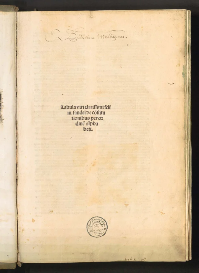 Opera, sive Lectura super Decretales.