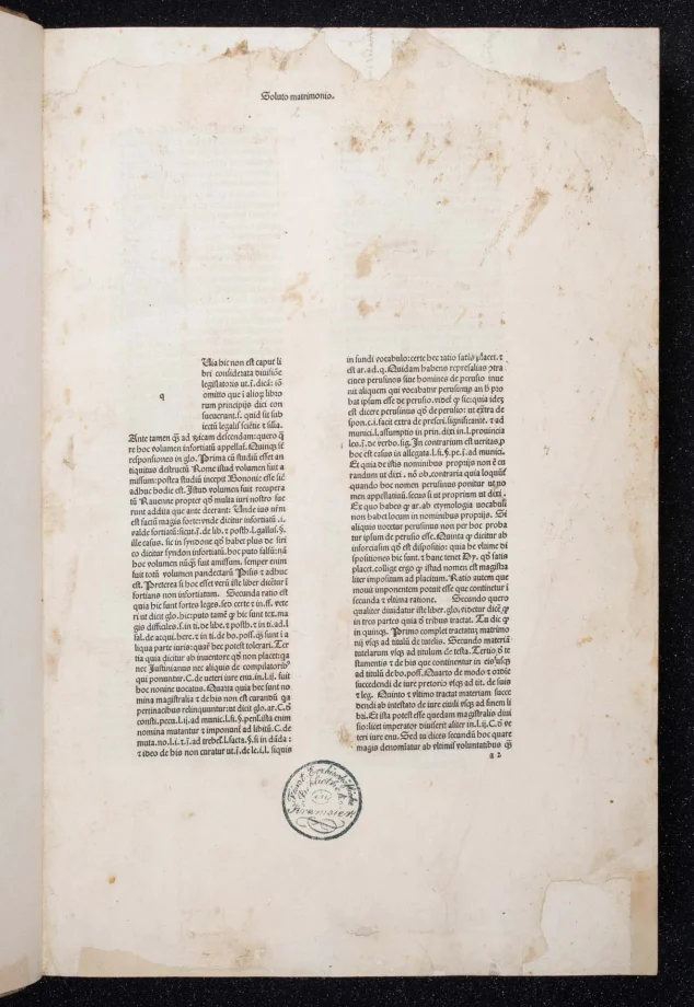 Lectura super prima parte Infortiati 