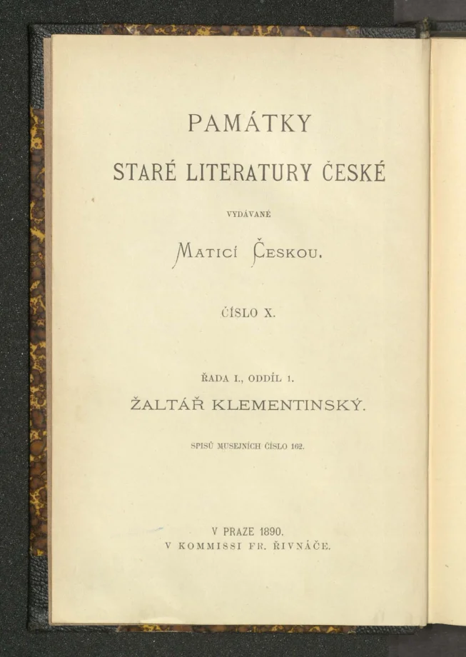 Žaltář Klementinský 