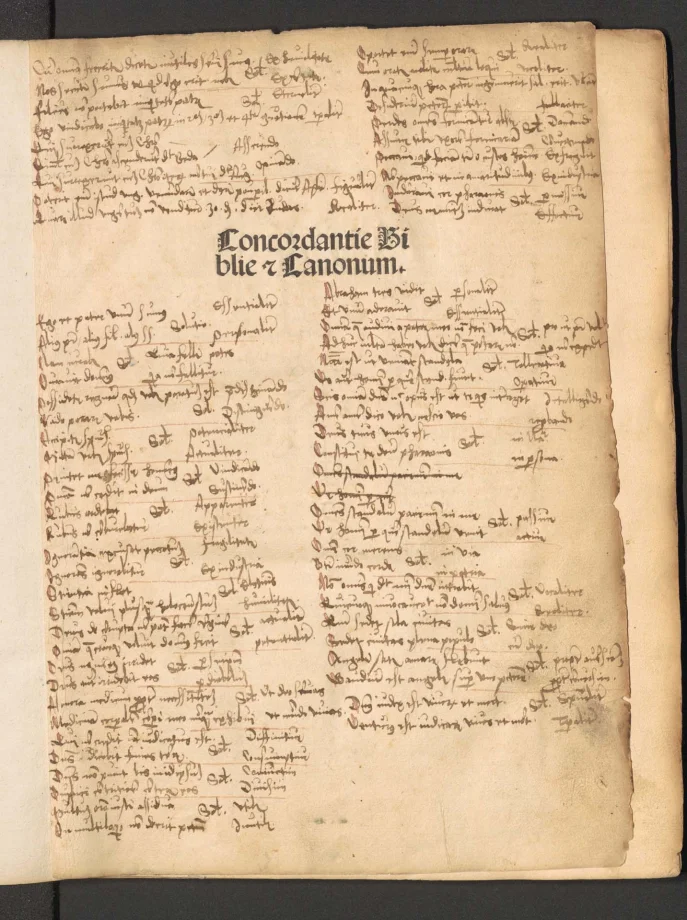 Concordantiae Bibliae et Canonum 