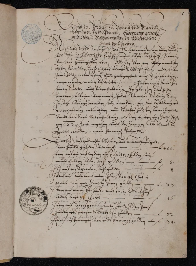 Kriegsordnungen und andere militärische Akten des Hauses Habsburg