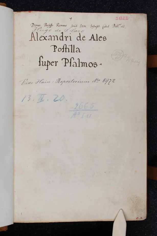 Postilla super Psalterium 