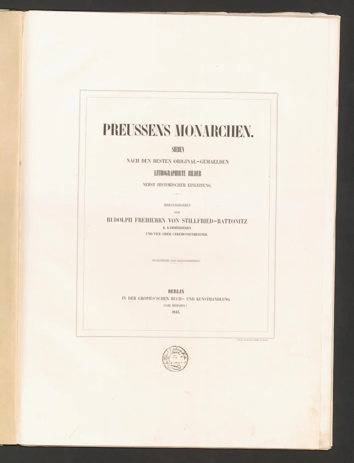 PREUSSENS MONARCHEN