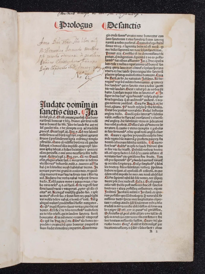 Sermones de tempore et de sanctis, sive Hortulus reginae.