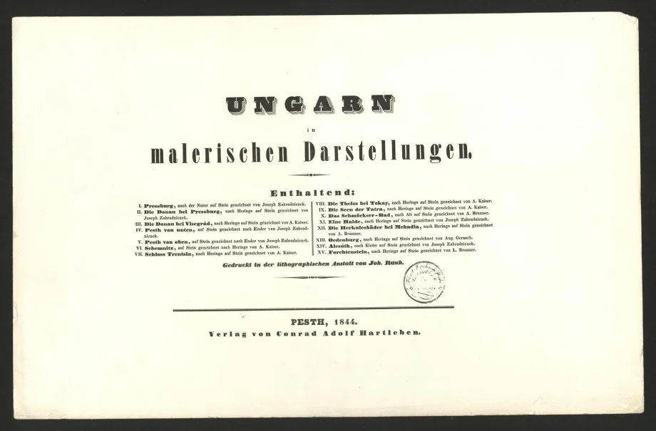 UNGARN in malerischen Darstellungen
