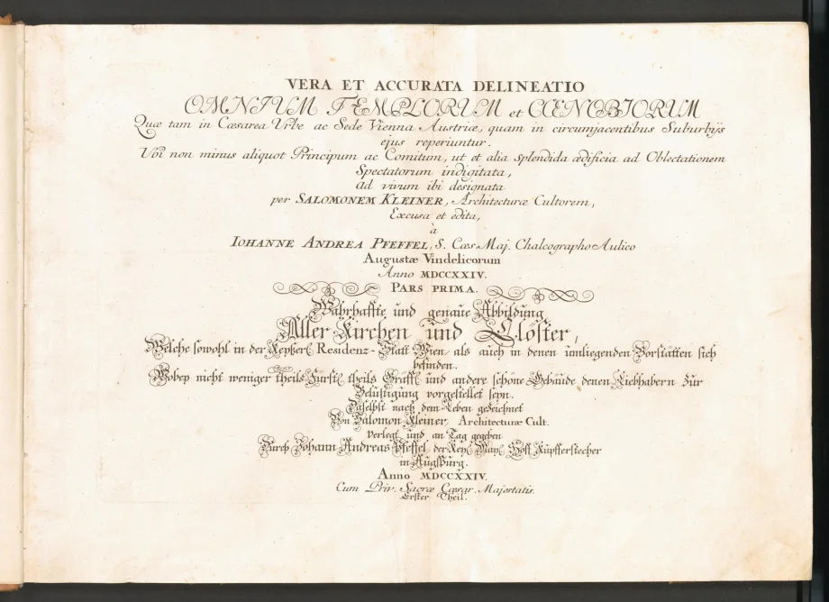 VERA ET ACCURATA DELINEATIO OMNIUM TEMPLORUM et COENOBIORUM