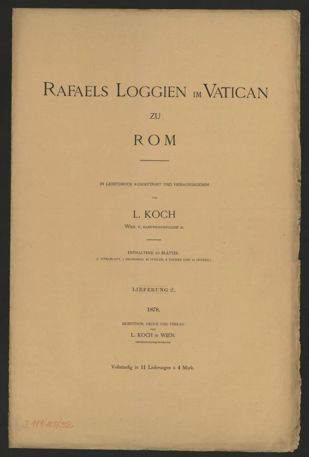 RAFAELS LOGGIEN IM VATICAN ZU ROM