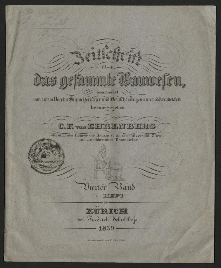 Zeitschrift über das gesammte Bauwesen