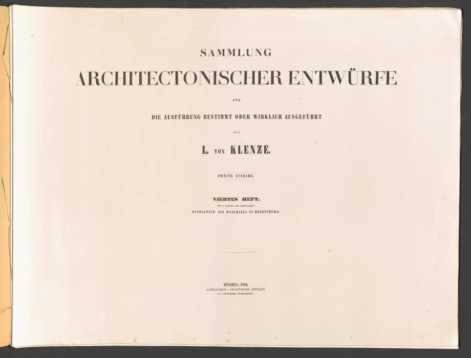 SAMMLUNG ARCHITECTONISCHER ENTWÜRFE