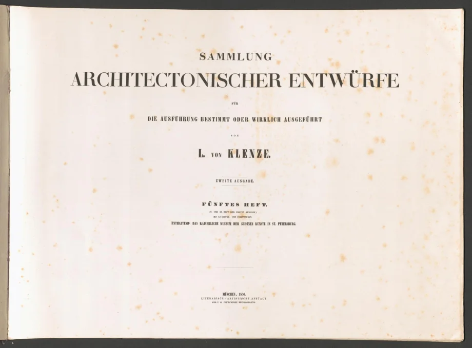 SAMMLUNG ARCHITECTONISCHER ENTWÜRFE