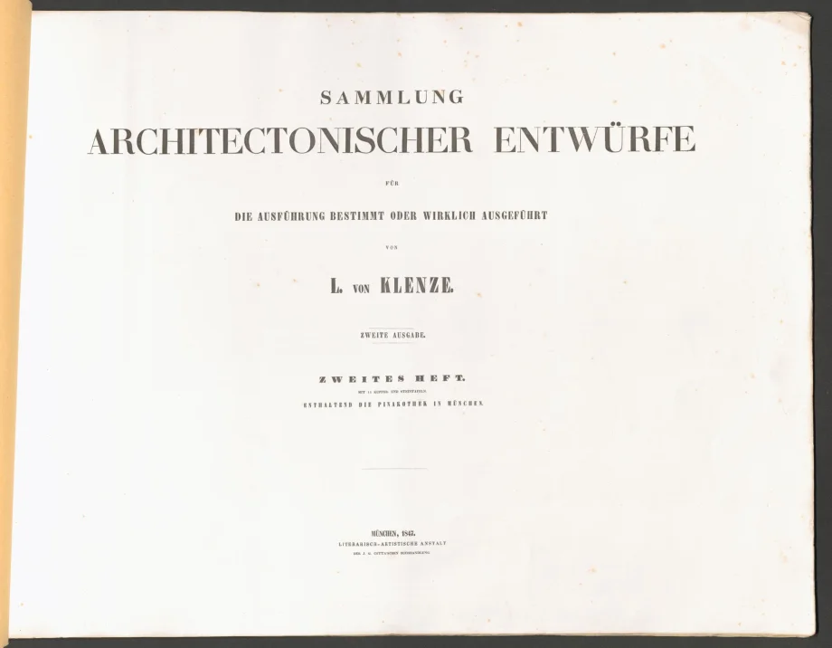 SAMMLUNG ARCHITECTONISCHER ENTWÜRFE