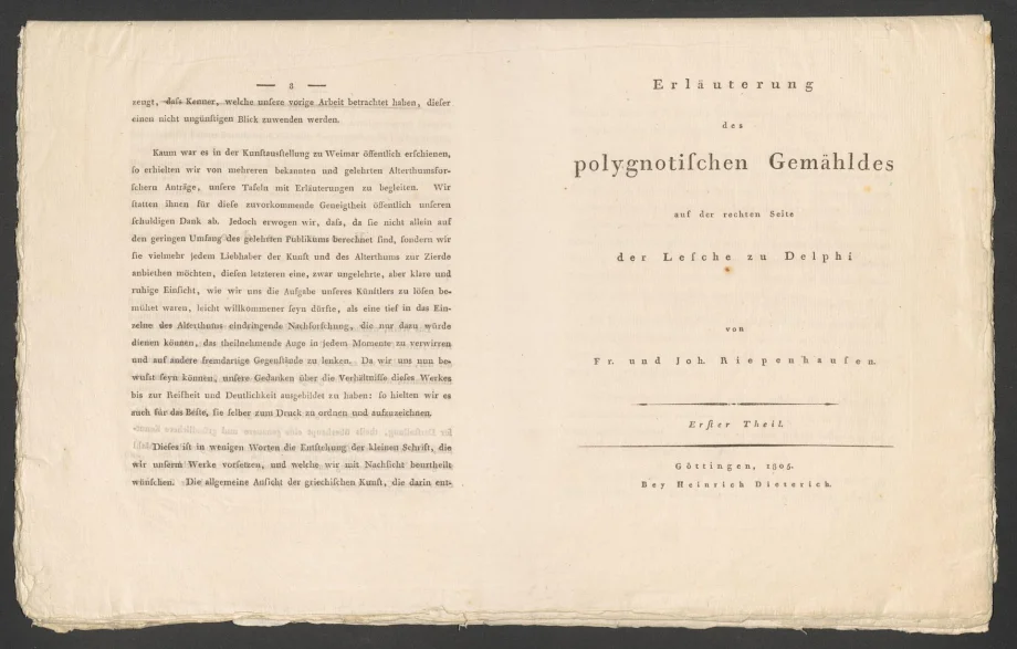 Erläuterung des polygnotischen Gemähldes auf der rechten Seite der Lesche zu Delphi.