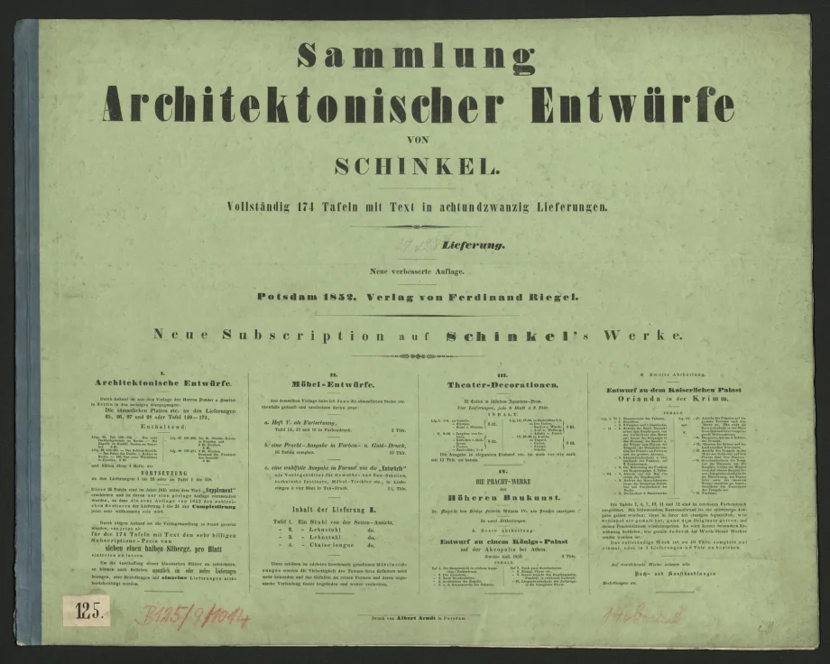 Sammlung Architektonischer Entwürfte