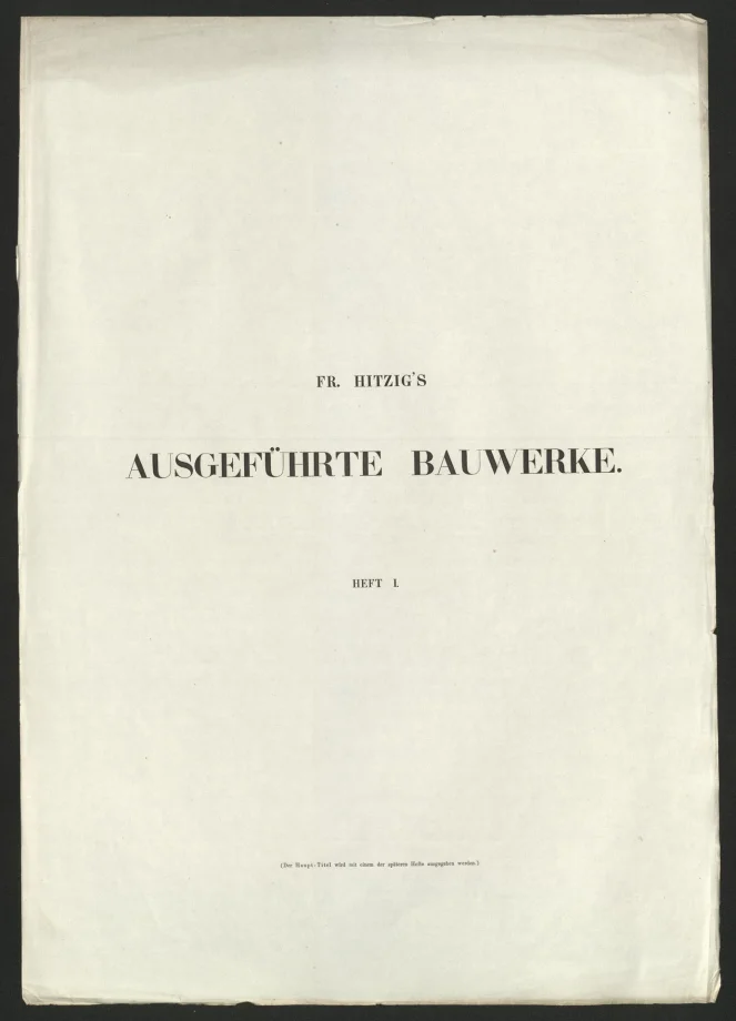 AUSGEFÜHRTE BAUWERKE.