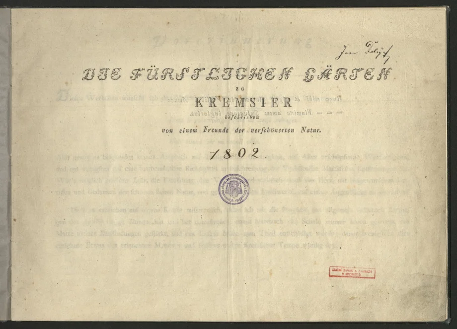DIE FÜRSTLICHEN GÄRTEN zu KREMSIER