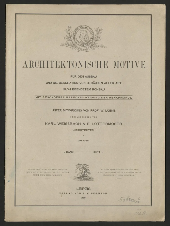 ARCHITEKTONISCHE MOTIVE FÜR DEN AUSBAU UND DIE DEKORATION VON GEBÄUDEN ALLER ART NACH BEENDETEM ROHBAU