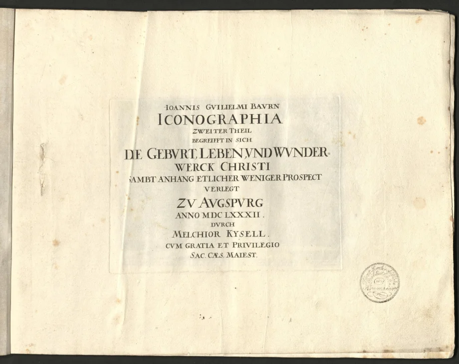 IOANNIS GVILIELMI BAVRN ICONOGRAPHIA