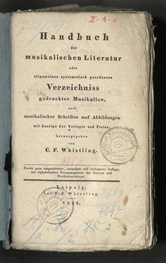 Handbuch der musikalischen Literatur