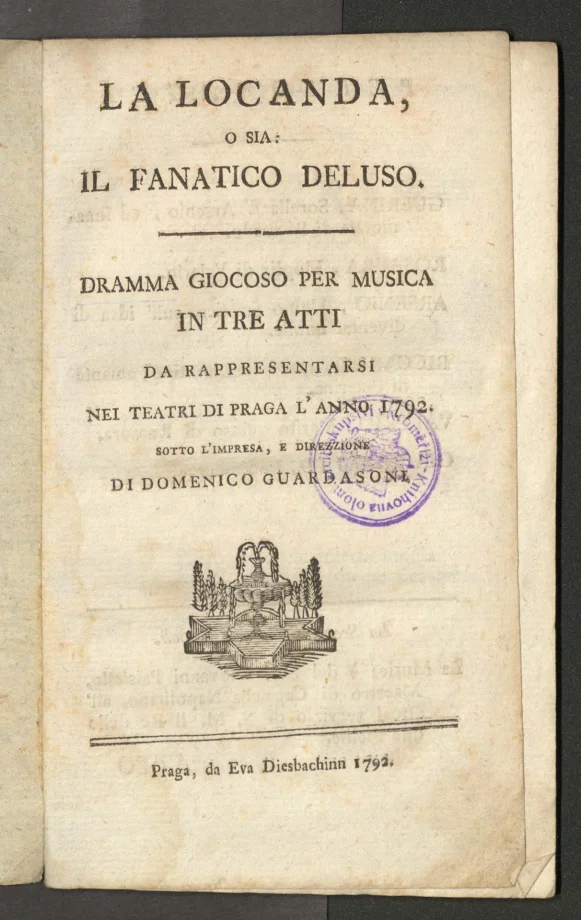 LA LOCANDA O SIA: IL FANATICO DELUSO