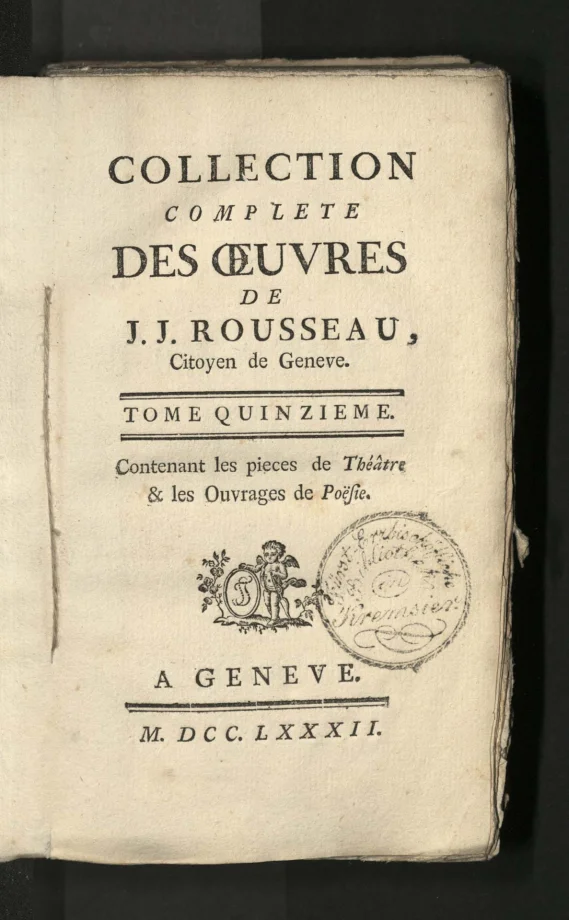 COLLECTION COMPLÈTE DES OEUVRES.