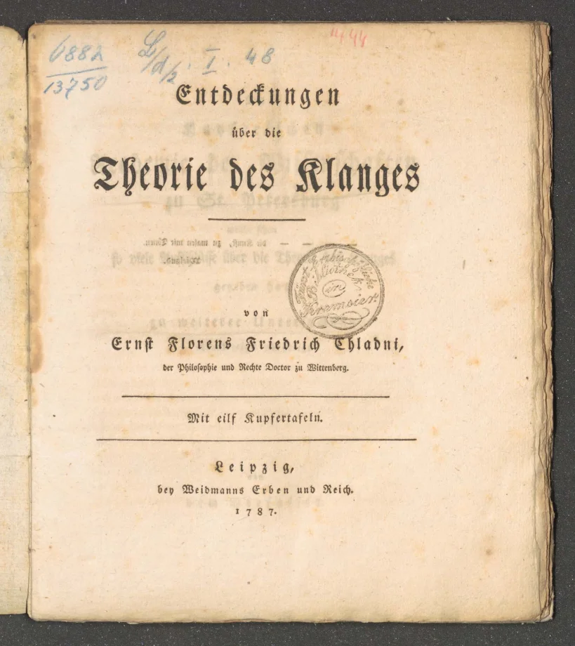 Entdeckungen über die Theorie des Klanges