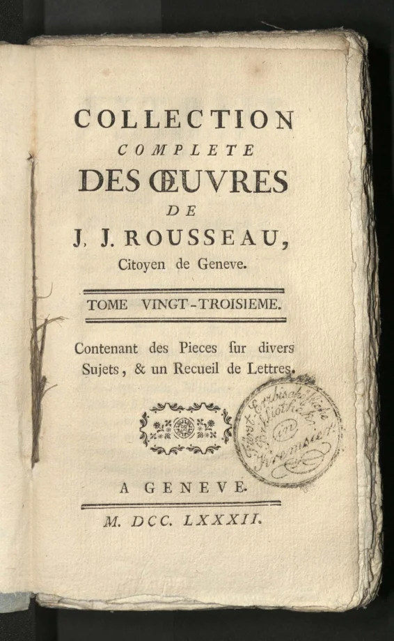 COLLECTION COMPLÈTE DES OEUVRES.